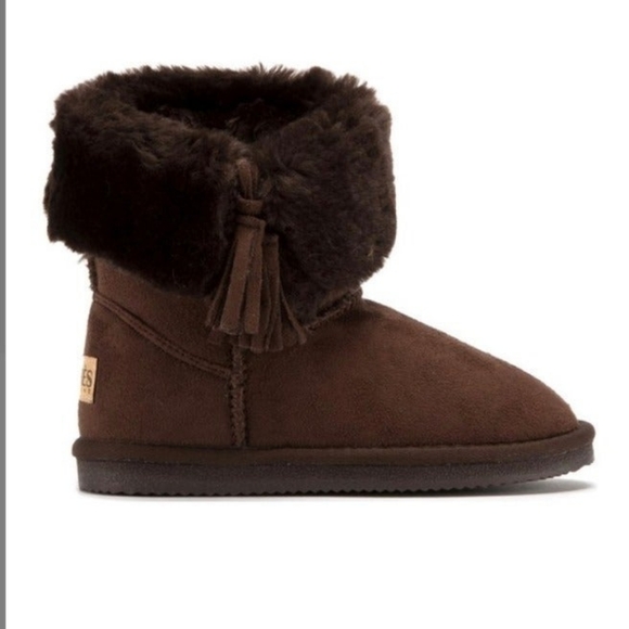 Lamo Apres Chocolate Tassel Kids Boot Size 7 - Picture 11 of 11